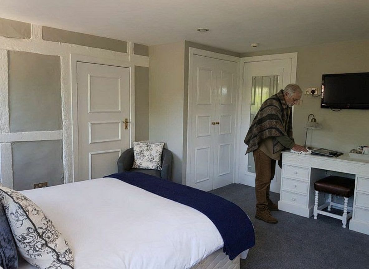 Stranger in room example